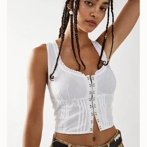 Free People Amelia Corset Large NWT